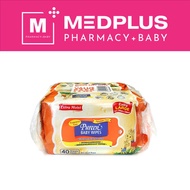 Value Pack Pureen Baby Wipes with Vitamin E & Aloe Vera 2x40's