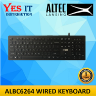 Altec Lansing ALBC6264 Wired Keyboard Silent Keyboard (ALBC6264)