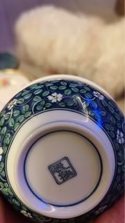 庫山窯小綠彩蓋杯