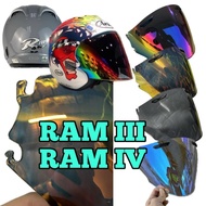 FAST SHIPPING VISOR ARAI SZ RAM 3 RAM 4 RAM 5 SIANG MALAM REVO BLUE RED RAM III RAM IV RAM V RAM3 RA