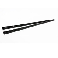 KZ004 Sumpit Hitam Ulir Melamin Awet Tebal Tahan Panas Premium Golden Dragon Panjang 22CM Sumpit Mur