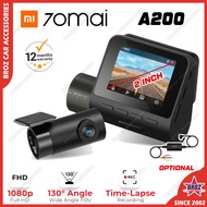 [New Launch] 70mai Dashcam A200 Dual Channel 1080P Full HD+ HDR | 24H Parking Surveillance | Front &