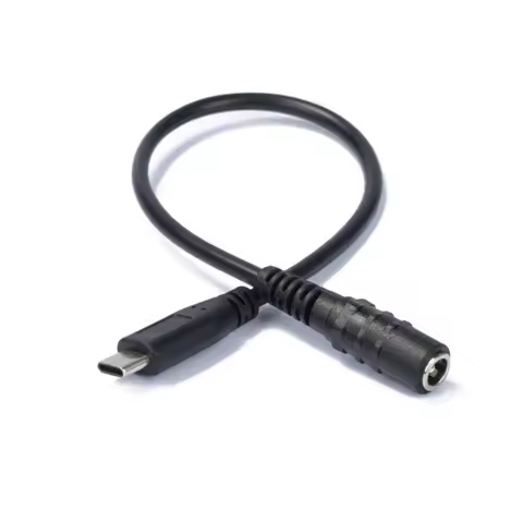 DC Type-c male To 5.5*2.1 Female Cables 5521 Power Jack DC Power Conector 5.5x2.1 Adapter USB Type C
