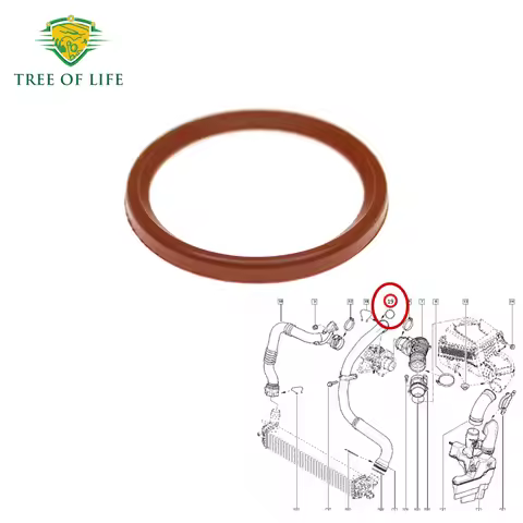 Turbo Air Hose Pipe O-Ring Gasket For RENAULT MEGANE III LAGUNA III 2.0DCI M9R 2009 2010 2011 2012 2