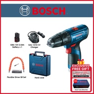 BOSCH GSB120-LI GEN 2 12V Cordless Impact Drill with UPSIZE BOSCH 173pcs X-Line SET GSB 120-LI GSB12