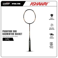 ASHAWAY PHANTOM 500 Badminton Racket with BAG and Unstrung