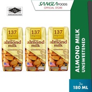 137 degrees Almond Milk Unsweetened (3 x 180ml) Halal certified
