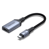 Rocoren Type C เป็น HDMI สาย2.0 4K 30Hz ความเร็วสูง Type C USB C เป็นตัวแปลง HDMI สำหรับแล็ปท็อปโทรศ