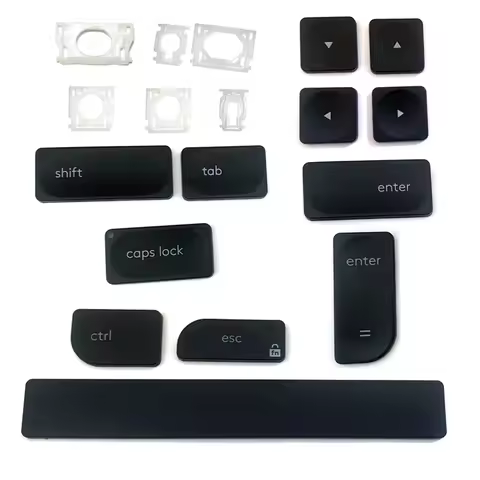 Black Replacement Brand Keycap Key Cap Scissor Clip Hinge Button For Logitech Keycap MX YR0073 Space