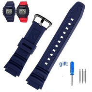 Rubber Watchband Chain For Casio G-shck W-737 W737H F-91W F91W/F94/F84/F105 F-108WH W-219 Silicone R