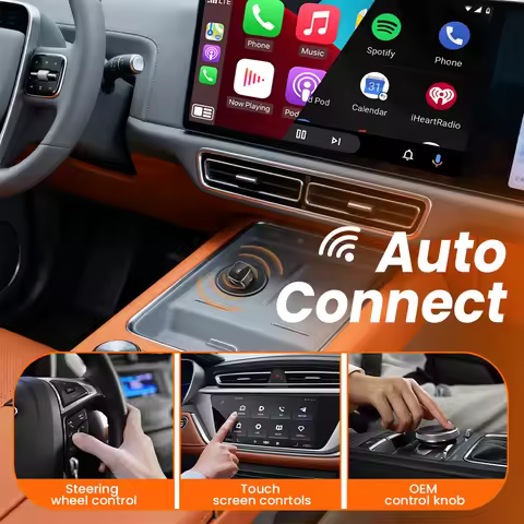 2025 Wireless CarPlay Adapter For Cars with Built-in Wired Apple CarPlay Upgrade Wired CarPlay to Wi