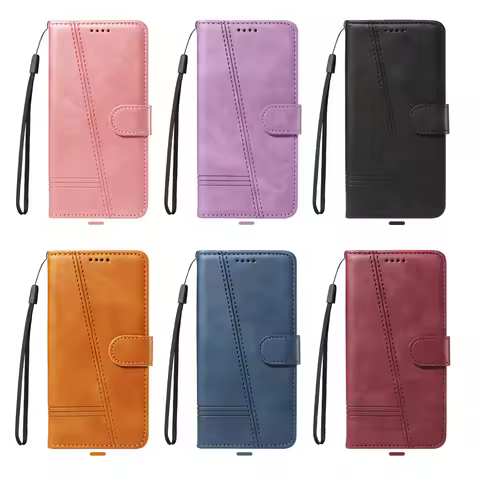 Wallet Phone Leather Case For OPPO F19 Pro 4G F17 AX7 AX5 A98 A97 A96 A95 A94 A93 A92s A79 A78 A77 A