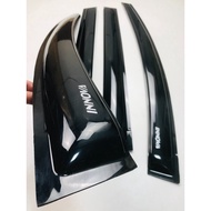 ✳Toyota Innova 2016 2017 2018 2019 2020 2021 2022 Window Guard OEM-grade / Deep black - Rain Visor 2