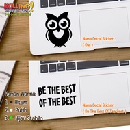 Owl Laptop Decal Sticker Cutting Sticker/ Oracal/