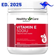 Healthy Care Vitamin E 500iu 200 Capsules Vit 500 iu Kapsul Terjangkau