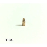 4mm End Clasps Leather Cord Crimp Bead Connectors