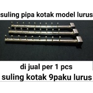GANTUNGAN 9-nail straight square pipe flute hanger 9-nail straight square flute