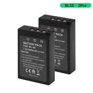 CITYORK PS-BLS5 BLS-50 BLS-5 BLS5 BLS50 แบตเตอรี่ + จอแอลซีดีชาร์จคู่สำหรับ Olympus PEN E-PL2 E-PL5 
