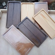 wooden tray /nampan kopi / 21×15cm - coklat tua