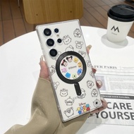 For Samsung S25 Ultra S24 S23 FE S22 S21 Cartoon Mickey Minnie Phone Case For Samsung A55 A56 A16 A1