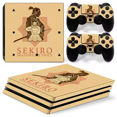 Sekiro game accessories GAME PS4 PRO Skin Sticker Decal Cover for ps4 Pro Console and 2 Controllers 