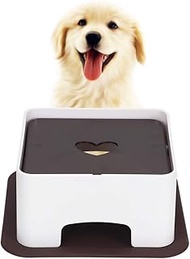 Adjustable Plastic Pet Feeding Table with Non - Slip Silicone Pad, Small Size for Dogs and Cats - St