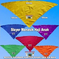 SYAL ANAK MANASIK HAJI SLAYER PAUD TK SD WARNA WARNI BONUS GAMBAR TEMA MANASIK