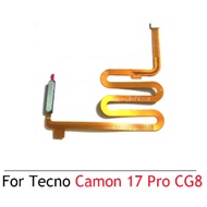 Fingerprint Flex For Tecno Camon 17 Pro CG8 17P CG7 Home Button Fingerprint Sensor Return Power Flex