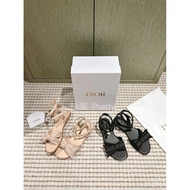 [Purchasing Agent Level]Dior Counter New Tassel Grosgrain Sandals**New Adiorable Tassel Grosgrain Fl