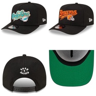 Black New Era9FIFTY A-Frame Baseball Cap, Adjustable Cap, Outdoor Sun Protection, Comfortable and Br