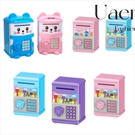 UAENAU Children's Piggy Bank, Mini Incredibox Cash Saving Money Box,  Financial Saving Toys Stitch A