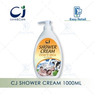 CJ Love & Care Shower Cream / Sabun Mandi Cow's Milk 1000ml