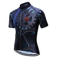 Bicycle Team Men Cycling Racing Tops  Cycling Jersey Short Sleeve Shirt MTB Road Racing Bike Wear Clothing  Motocross Sportwear Breathable sun protection