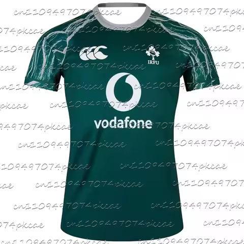 New Ireland National Rugby Team Away Jersey Summer Men's & Women's Quick-Dry Breathable T-shirt Chil