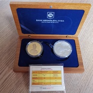 Malaysia Coin - 2006 50th Anniversary of Federal Land Development Authority FELDA 1 & 10 Ringgit Pro