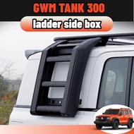 For tank 300 Roof Rack Platform Side Ladder tool Storage box Heavy-Duty Aluminum Alloy Easy Installa