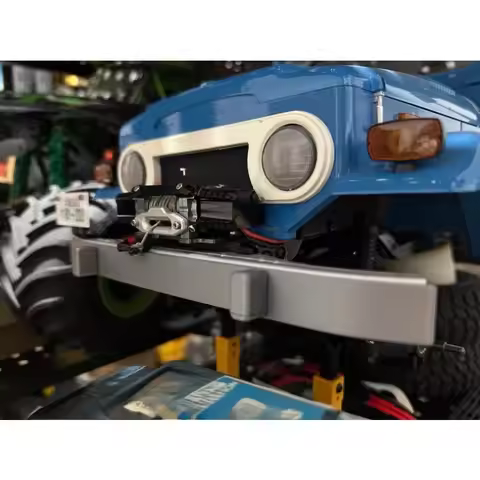 FMS 1/10 Land Cruiser FJ40 RC Crawler Front Bumper – PETG Material Bull Bar Bumper for FJ40 Rock Cra