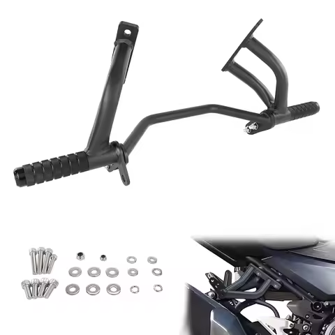 Passenger Peg Guard Step Plate Stunt Protection For Kawasaki Ninja 400 500 Z400 2019-2025 Z500 Motor