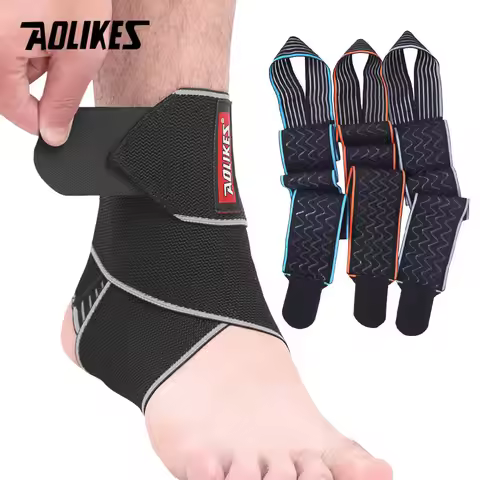 AOLIKES 1PCS Ankle Brace for Sprained Ankle,Ankle Support for Women & Men,Adjustable Ankle Wrap for 