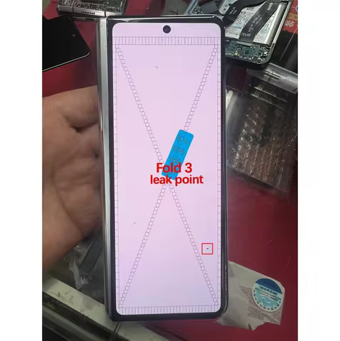 AMOLED With Defect Fold 3 LCD For Samsung Z Fold 3 Small LCD Display Touch Screen Digitizer No Frame