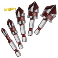 HSS 82 Degree for Wood, Metal, Plastic Countersink Drill Bit Set-5PCS Counter Sink Bits Included