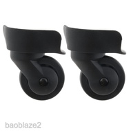 1 Pair Universal Swivel Luggage Suitcase Wheel Replacement Caster A65-Size L