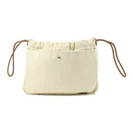 HERMES 帆布/Barenia皮革Fourbi 20 Pouch手拿包Naturel/Fauve