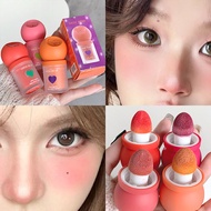 Joocyee Liquid Blush Hydrating Highlighter Blush Liquid with Brush for Plumping Effect