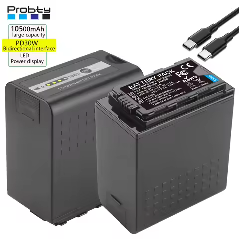 10500mAh AG-VBR89G AG-VBR59 VW-VBD98 Battery PD30W Quick Charge For Panasonic AG-UX180 AG-UX90 AG-AC