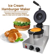 Electric Ice Cream Waffle Machine UFO Burger Maker 110V/220V UFO Hamburger Gelato Panini Press Machi