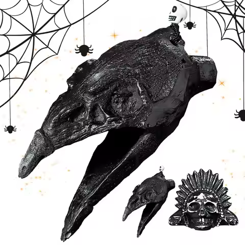 Screaming Aztec War Whistle Loud Scream Whistle Skull Whistle for Halloween Prank Props