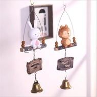 Japanese Style Groceries Descendants of the Sun Wind Chime Doorbell Home Decoration Fox Rabbit Doll 