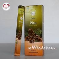 1 Box of Flute Pine Indian Incense Joss Sticks (6 packets = 120 sticks)