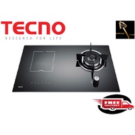 Tecno  73cm  T788GI Gas-Induction Hybrid Glass Hob free express delivery